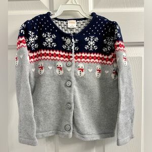 Gymboree Toddler Girl Buttoned Down Winter Sweater, Size 3T